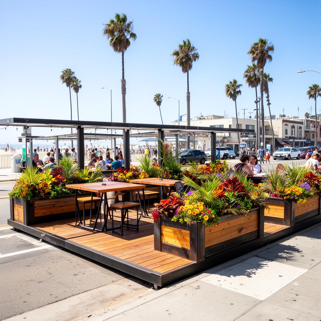 Modular Parklet in Venice